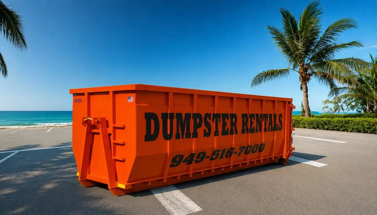 OC Dumpsters 30 yard dumpster